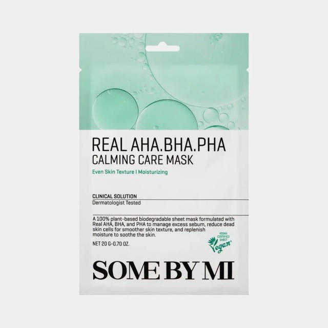 Some By Mi Real AHA BHA PHA Calming Care Mask, 20g