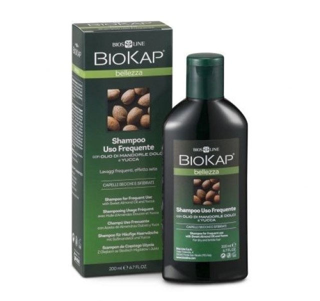Biokap Σαμπουάν Για Συχνό Λούσιμο Με Λάδι Αμυγδάλου 200ml