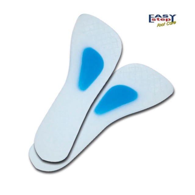 Easy Step Foot Care Πάτοι Ανύψωσης Μεταταρσίου Σιλικόνης S-M 1 Ζευγάρι 17222