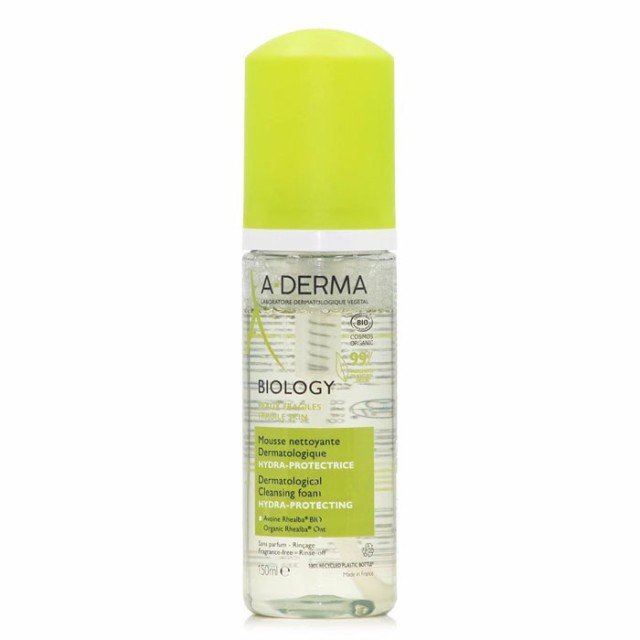 A-Derma Biology Cleansing Foam Hydra-Protecting, Ενυδατικός Αφρός Καθαρισμού Για Ευαίσθητες Επιδερμίδες 150ml