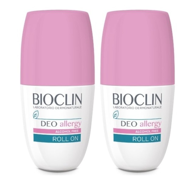 Bioclin Promo Deo Allergy Alcohol Free Roll-on Αποσμητικό 50ml 1+1