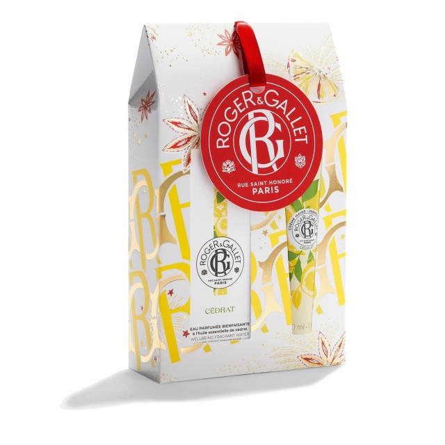 Roger & Gallet Promo Cedrat Fragrant Water Άρωμα Με Εκχύλισμα Κίτρου 30ml & Hand Cream Ενυδατική Κρέμα Χεριών Κίτρο 30ml