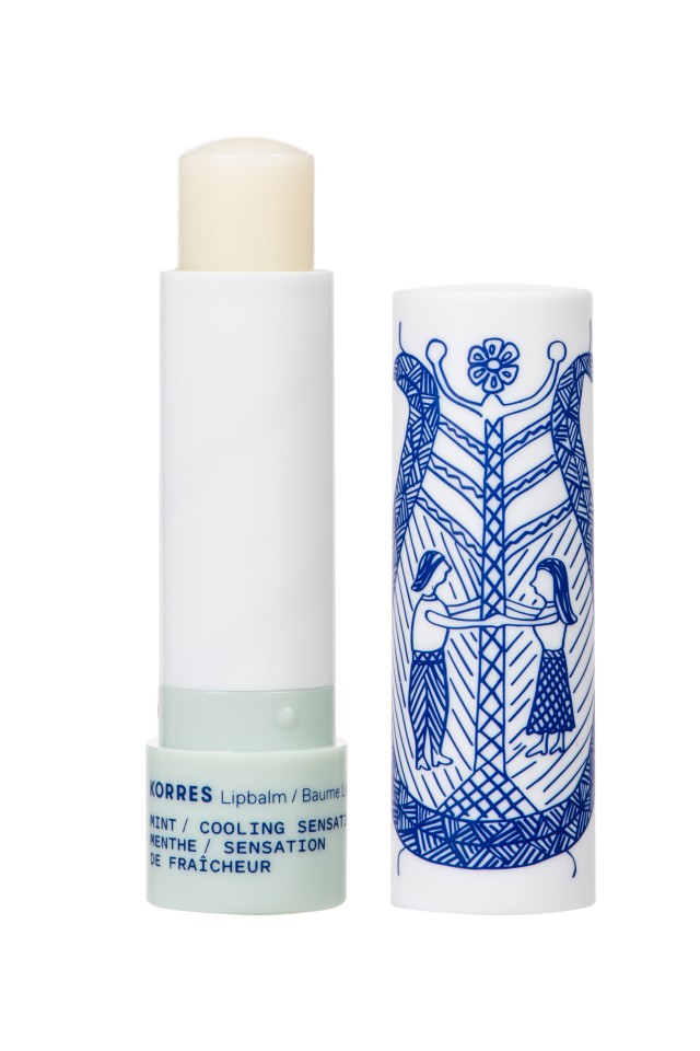 Korres Lip Balm Mint Cooling Sensation, Ενυδατικό για τα Χείλη με Μέντα, για Αίσθηση Δροσιάς, 4.5g