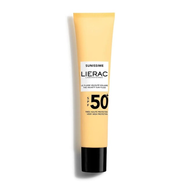 Lierac Sunissime The Velvety Sun Fluid SPF50+ Λεπτόρρευστο Βελούδινο Αντηλιακό Προσώπου 40ml