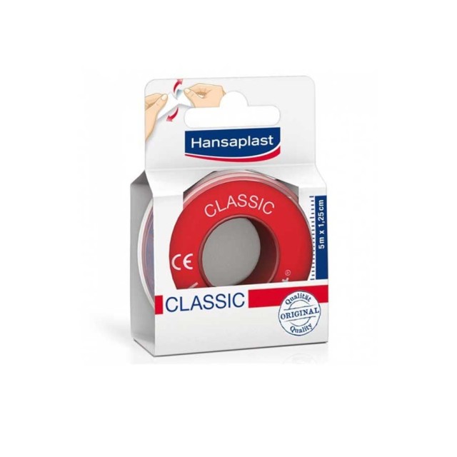 Hansaplast Αυτοκόλλητη Επιδεσμική Ταινία Classic 1,25cm x 5m