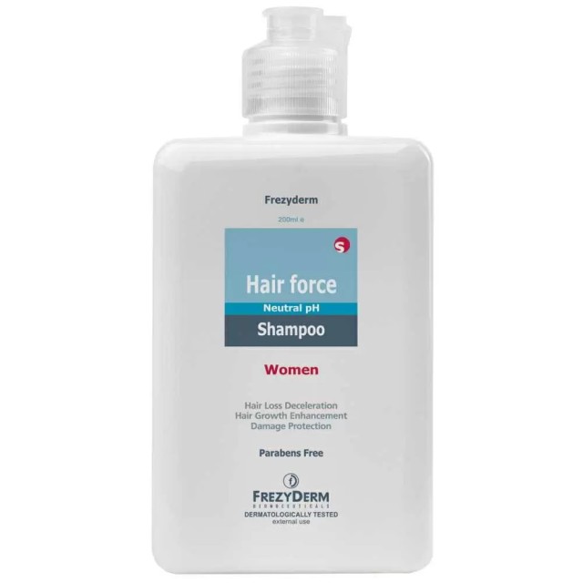 Frezyderm Hair Force Shampoo Women, Σαμπουάν για την Γυναικεία Τριχόπτωση 200ml