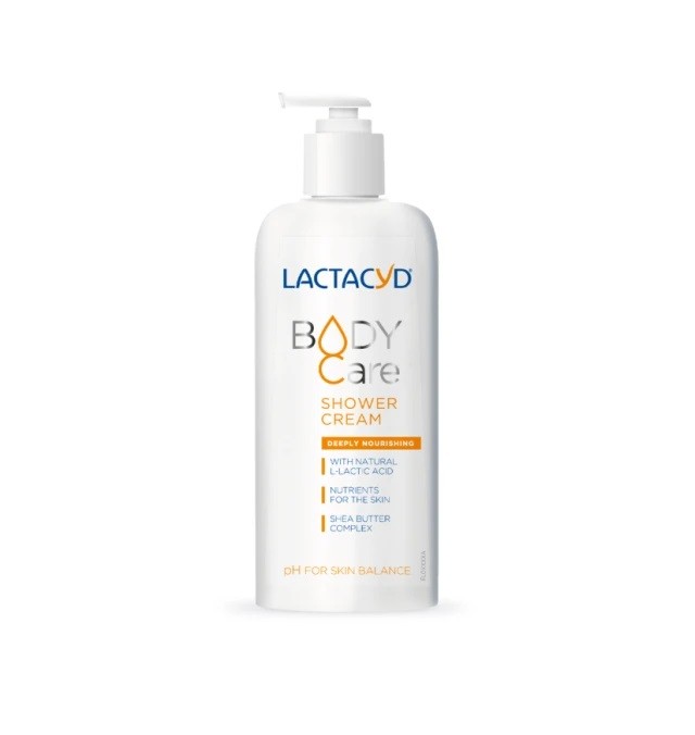 Lactacyd Body Care Κρεμώδες Αφρόλουτρο για Πρόσωπο & Σώμα, Εμπλουτισμένο με Shea Butter Complex 300ml