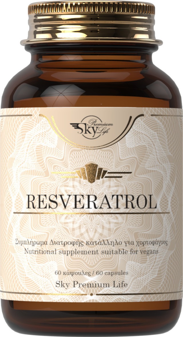 Sky Premium Life Resveratrol 60 Κάψουλες