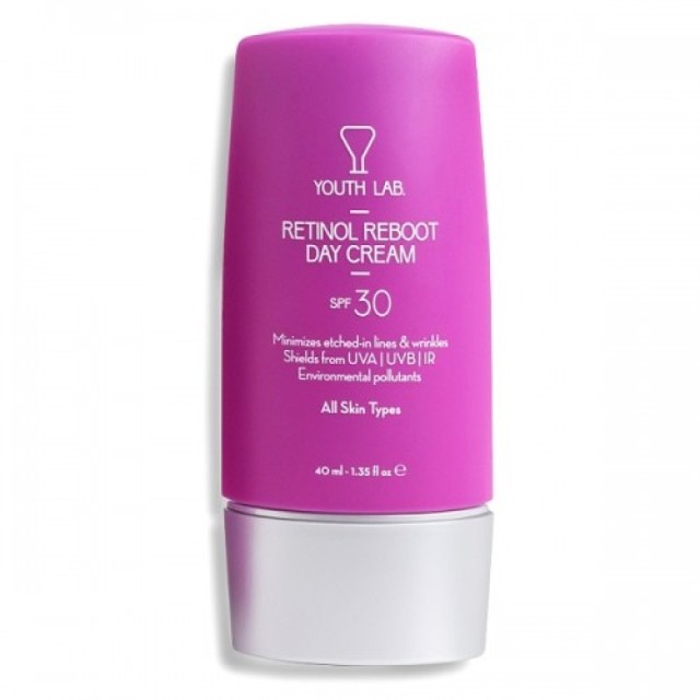 Youth Lab. Retinol Reboot Day Cream SPF30 Αντιρυτιδική Kρέμα Ημέρας με Αντηλιακή Προστασία 40ml