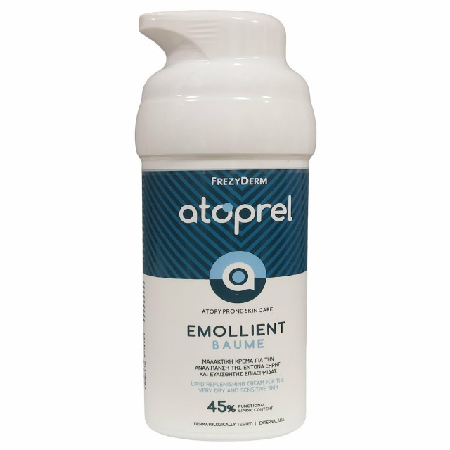 Frezyderm Atoprel Emollient Baume, Μαλακτική Κρέμα για την Έντονα Ξηρή & Ευαίσθητη Επιδερμίδα 300ml