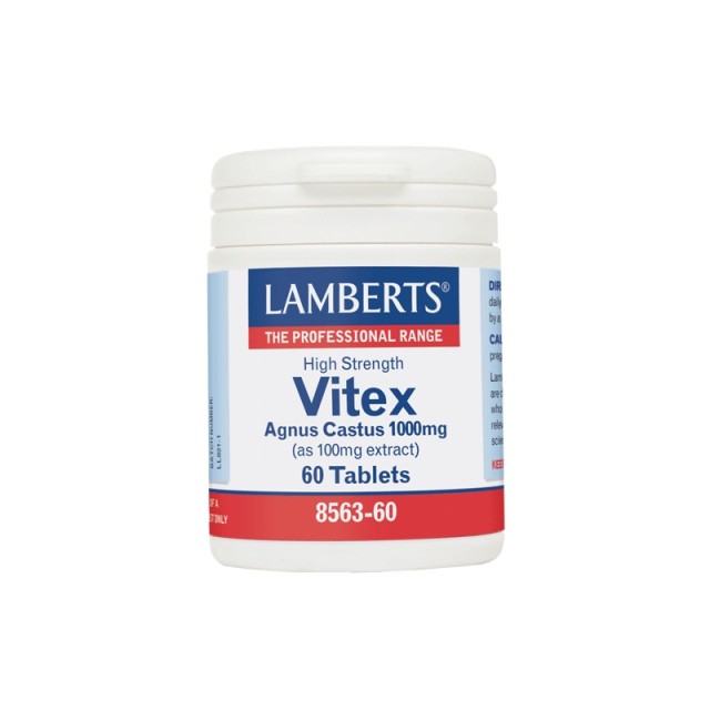 Lamberts Vitex Agnus-Castus 1000mg, Εκχύλισμα Λυγαριάς 60 Tabs