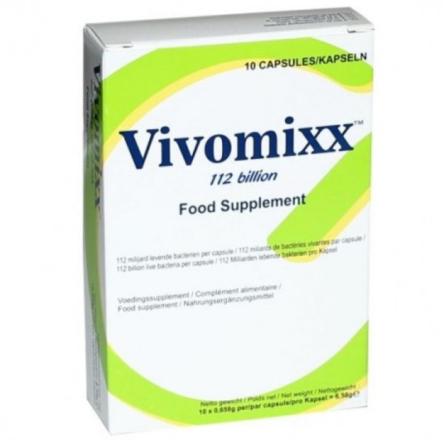 Vivomixx Probiotic Food Supplement προβιοτικά 10 Caps (Προϊόντα Ψυγείου Κατά τους Θερινούς Μήνες Αποστέλονται με Δική σας Ευθύνη Λόγω Πιθανής Αλλοίωσης τους και δεν Επιστρέφονται)