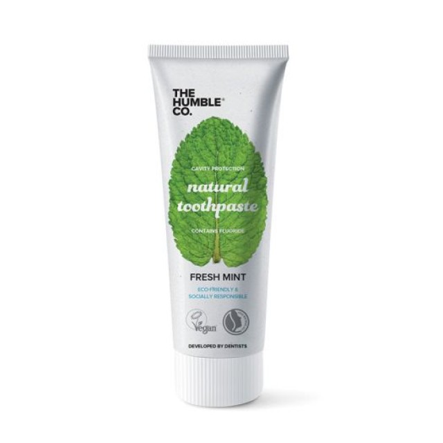 The Humble Co Natural Toothpaste Fresh Mint Φυσική Οδοντόκρεμα με Γεύση Δυόσμο, 75ml