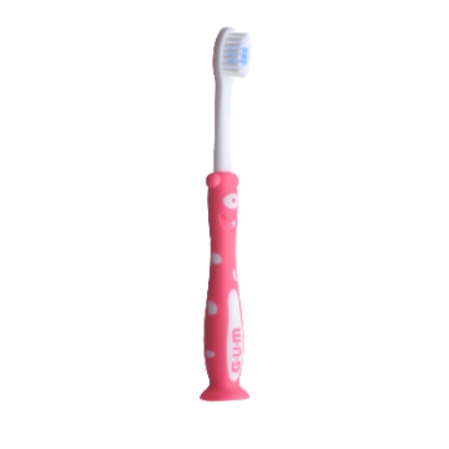 Gum 901Μ Kids Monsters, Οδοντόβουρτσα Soft για Παιδιά 2+ Ετών, Χρώμα Ροζ