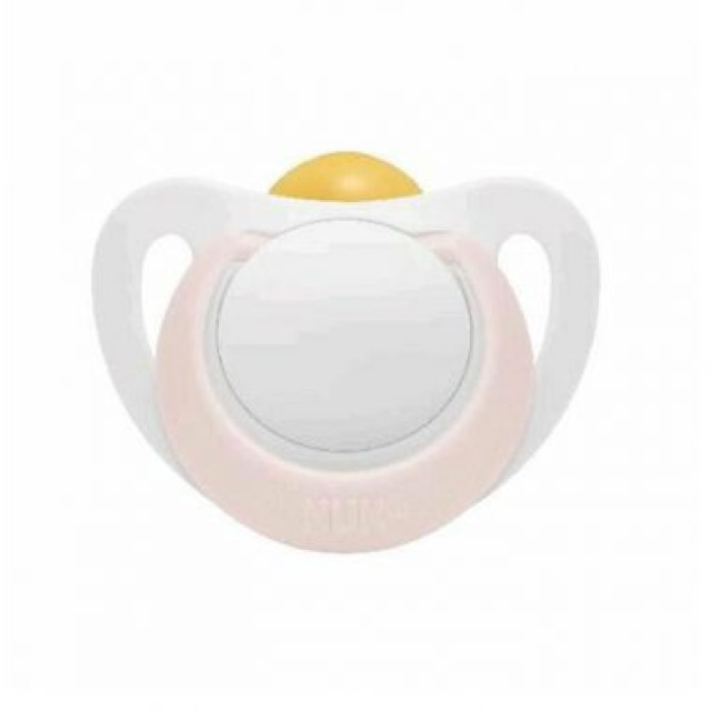 NUK Star Ορθοδοντική Πιπίλα Latex 0-6m, Χρώμα Ροζ 1 Τεμάχιο
