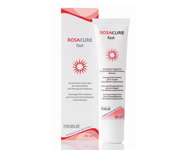 Synchroline Rosacure Fast Gel, Κρέμα Gel για Μόνιμες ή Παροδικές Κοκκινίλες στο Πρόσωπο 30ml