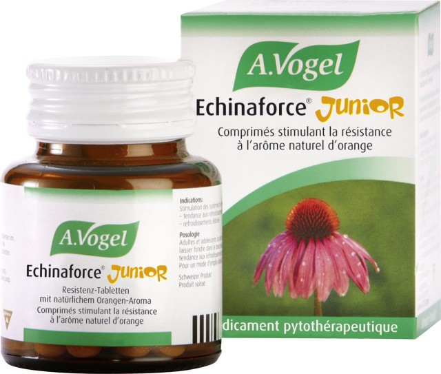 A.Vogel Echinaforce Junior, Εχινάκεια για Παιδιά 120 Μασώμενες Ταμπλέτες