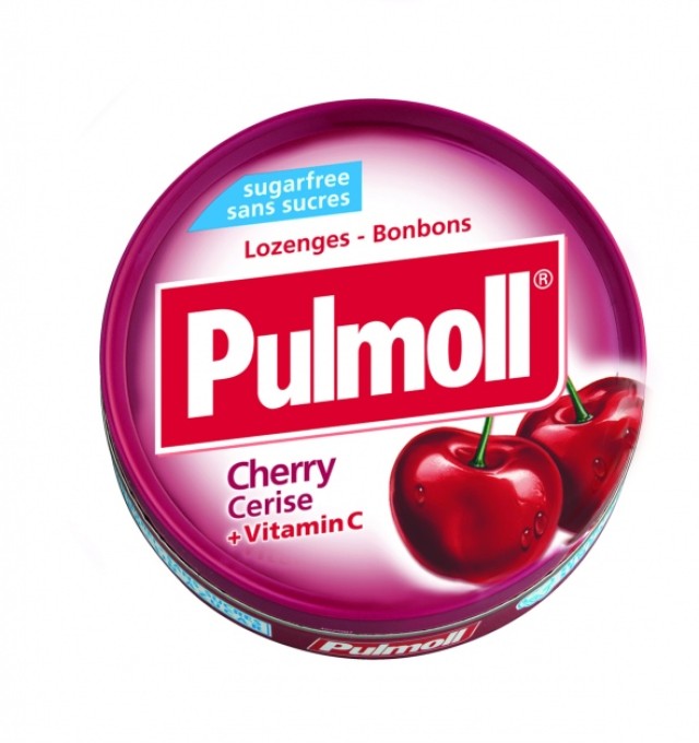 Pulmoll Καραμέλες χωρίς ζάχαρη Αγριοκέρασο 45gr