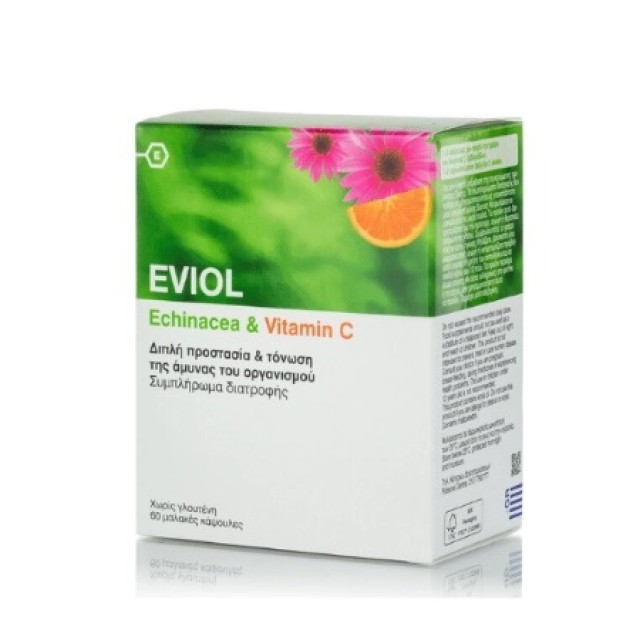 Eviol Echinacea & Vitamin C 60soft caps
