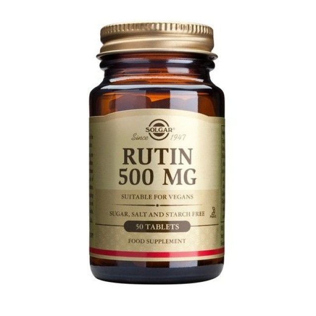 Solgar Rutin 500mg 50 Ταμπλέτες