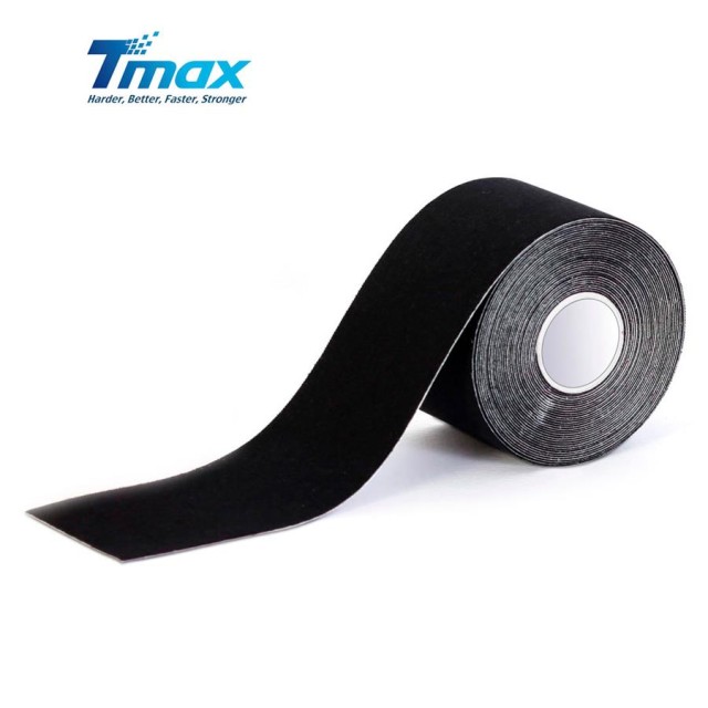 TMAX Ταινία Κινησιολογίας Αδιάβροχο, Χρώμα Μαύρο 5cm x 5m 233250
