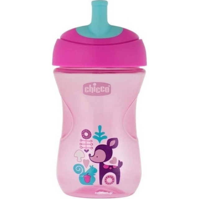 Chicco Advanced Cup 12m+ Χρώμα Ροζ 266ml