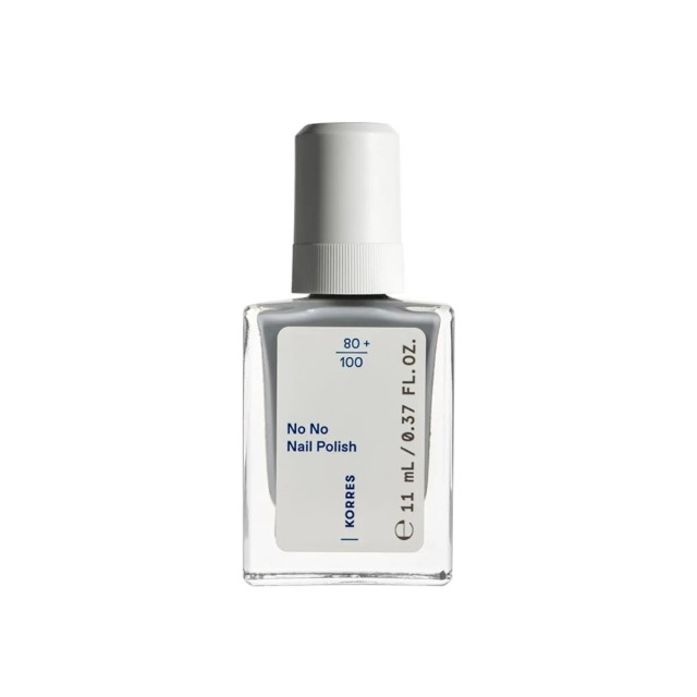 Korres No No Gloss Βερνίκι Νυχιών Μακράς Διαρκείας 75 Foggy Blue 11ml