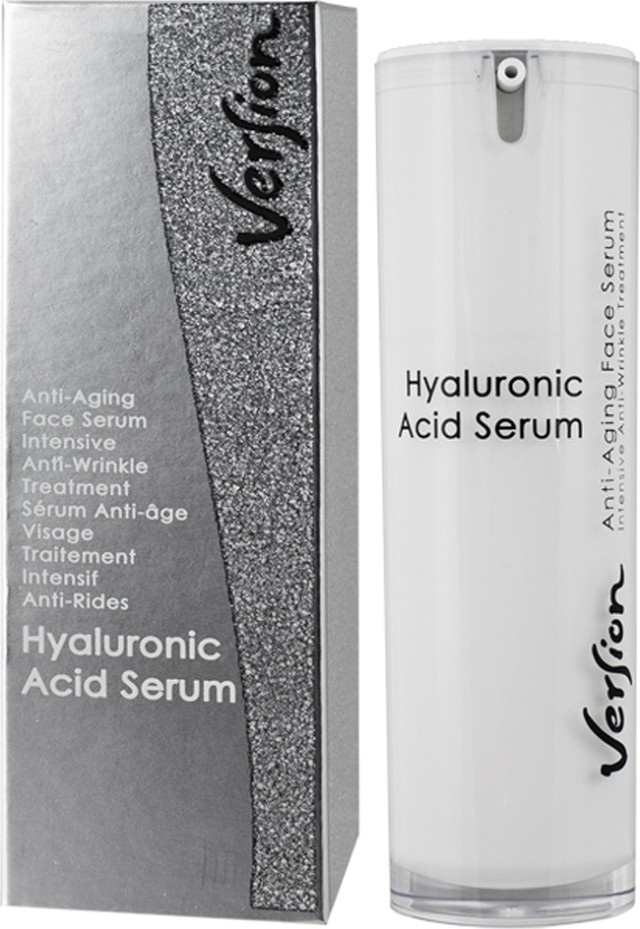 Version Hyaluronic Acid Serum 30ml Ενυδατικός ορός Προσώπου, Ματιών & Λαιμού