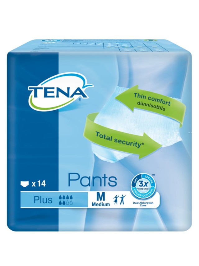 Tena Πάνα Βρακάκι Ενηλίκων Medium 14τμχ.
