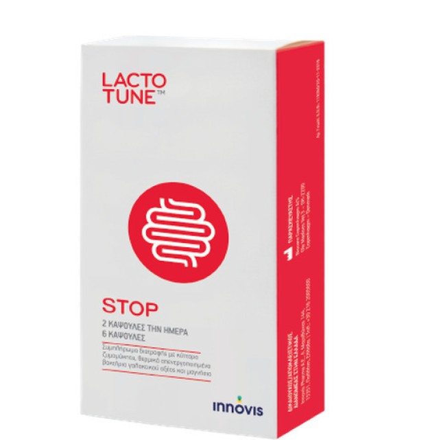 Lactotune Stop Συμπλήρωμα για την Πρόληψη της Οξείας Διάρροιας 6Caps