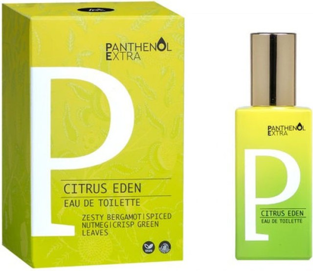 Panthenol Extra Citrus Eden Eau De Toilette Γυναικείο Άρωμα με Περγαμόντο σε συνδιασμό με πράσινα φύλλα 50ml