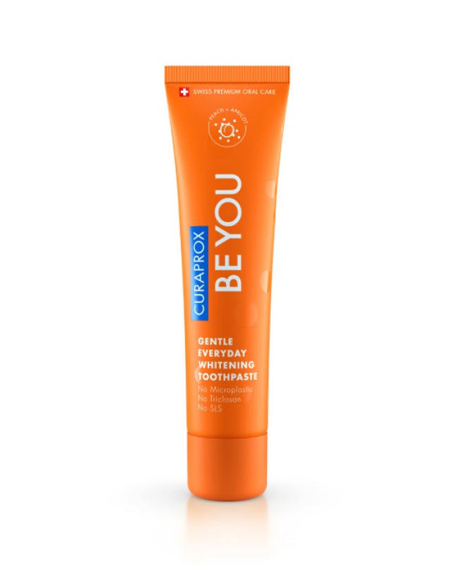 Curaprox Be You Whitening Toothpaste, Peach & Apricot 60ml 