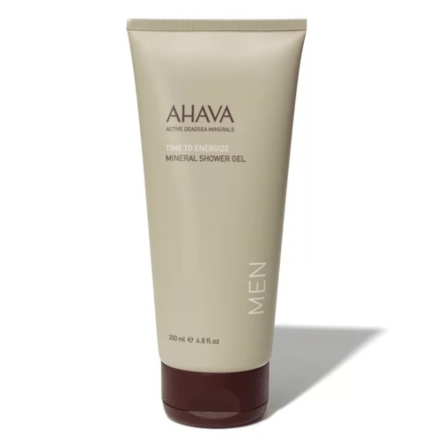 Ahava MEN Time to Energize Mineral Shower Gel, Ανδρικό Αφρόλουτρο 200ml