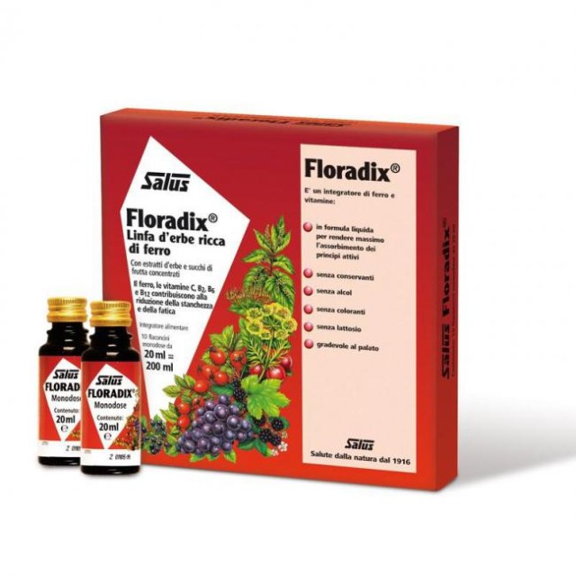 Floradix Liquid Iron Formula Αμπούλες 20ml x10