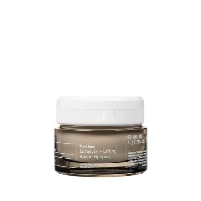 Korres Black Pine 4D Μαύρη Πεύκη. Σύσφιγξη & Lifting Κρέμα Ημέρας, Κανονικές-Μικτές Επιδερμίδες 40ml