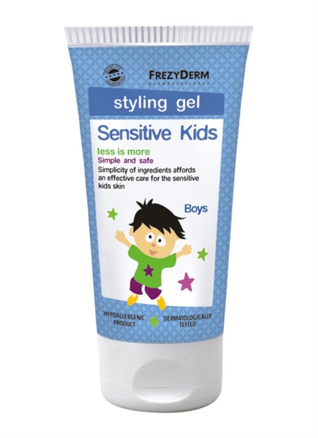 Frezyderm Sensitive Kids Styling Gel for Boys Απαλό Gel Για Δυνατό Κράτημα 100ml