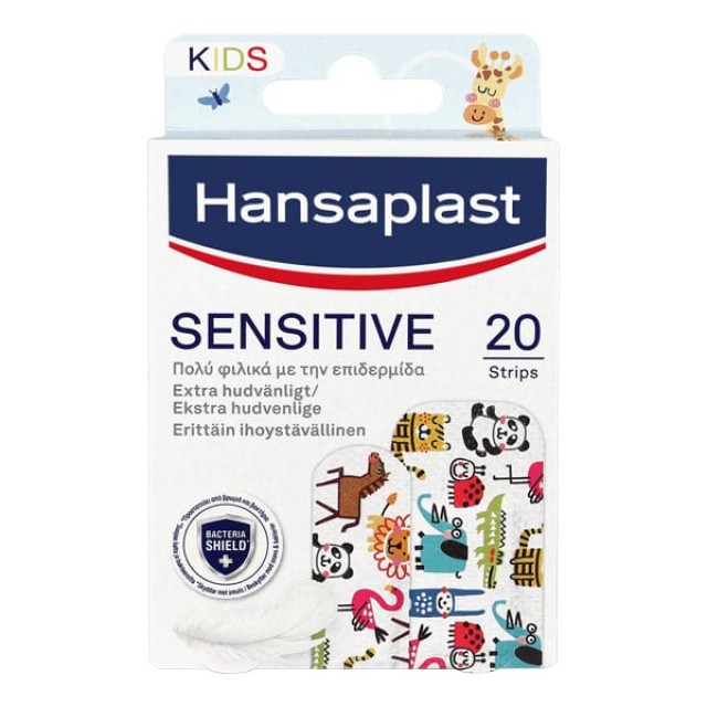 Hansaplast Sensitive Kids Αυτοκόλλητα Επιθέματα 20 Τεμάχια
