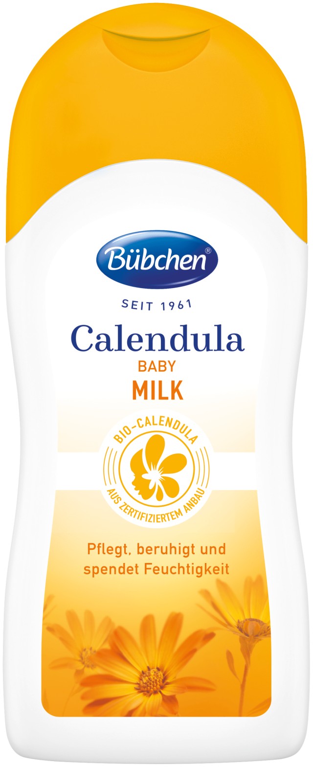 Bubchen Baby Calendula Βρεφικό Γαλάκτωμα, Με Βιολογικό Εκχύλισμα Καλέντουλας 200ml
