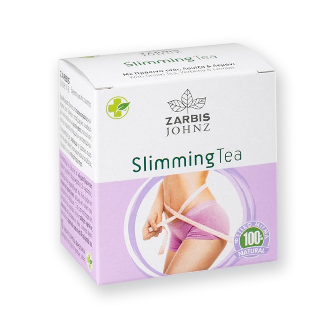 Zarbis & Johnz Slimming Tea 10 Φακελάκια Φυτικό Μίγμα Πράσινου Τσαγιού & Λουίζας