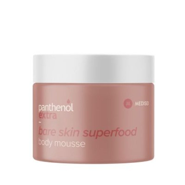 Medisei Panthenol Extra Bare Skin Superfood Body Mousse, Ενυδατικό Σώματος 230ml