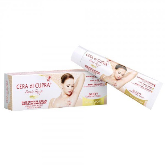 Cera di Cupra Hair Removal Cream Bikini & Underarm, Κρέμα Αποτρίχωσης Μπικίνι & Μασχάλες 100ml