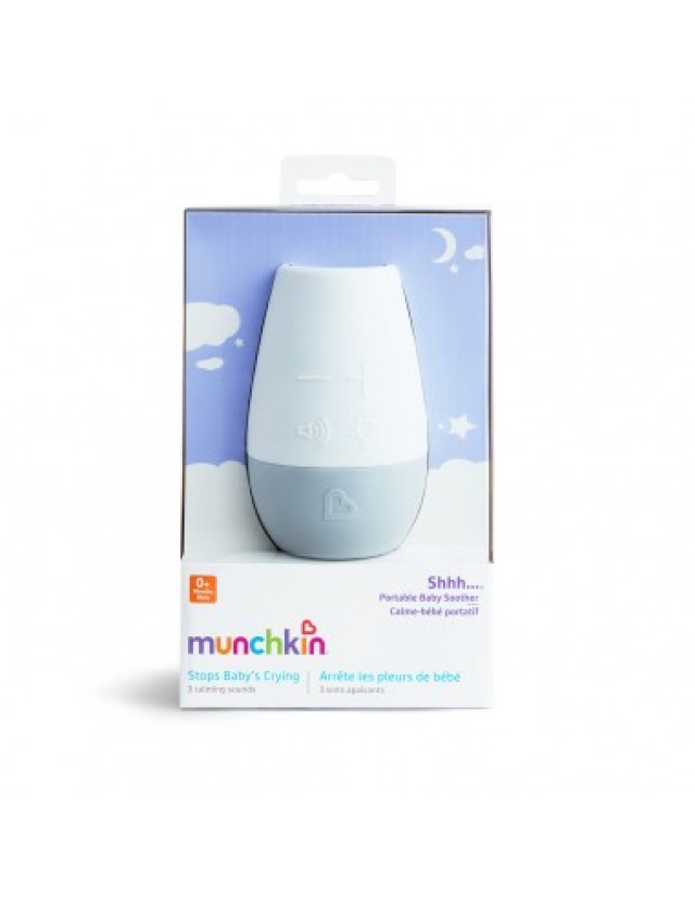 Munchkin Shhh... Portable Baby Soother, Stops Babys Crying, 3 Calming Sounds
