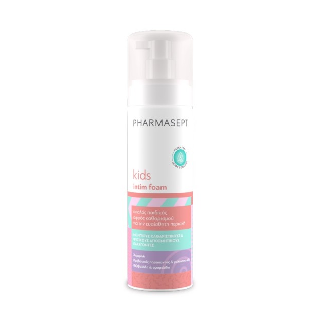 Pharmasept Kids Intim Foam Απαλός Παιδικός Αφρός Καθαρισμού για την Ευαίσθητη Περιοχή 200ml