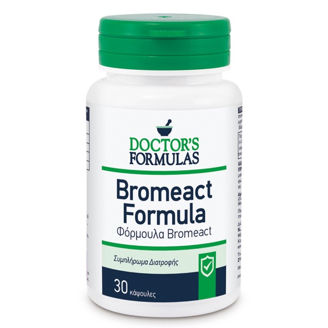 Doctors Formulas Bromeact Φόρμουλα Αντιφλεγμονώδης 30 Κάψουλες