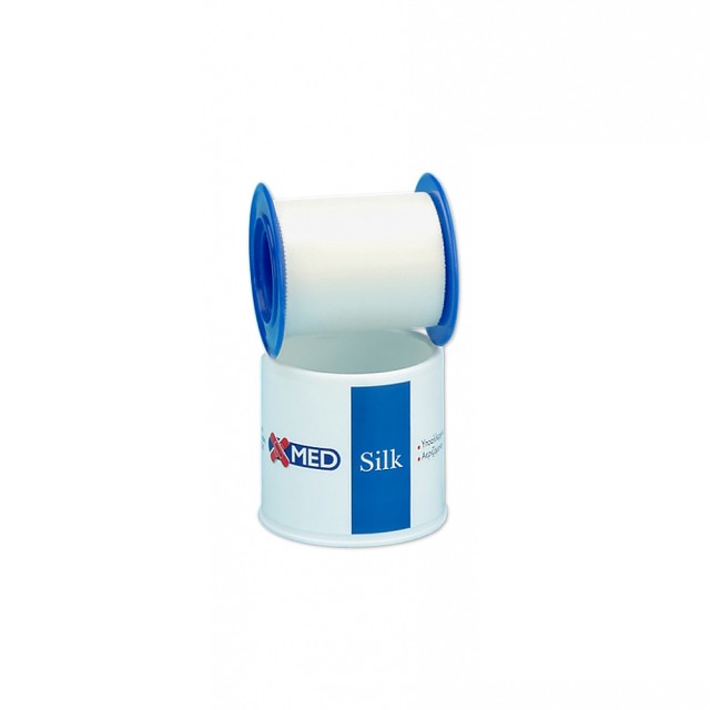 X-Med Αυτοκόλλητη Ταινία Μετάξι 5m x 5cm