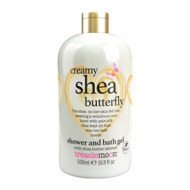 Treaclemoon Creamy Shea Butterfly Αφρόλουτρο με Βούτυρο Καριτέ, 500ml