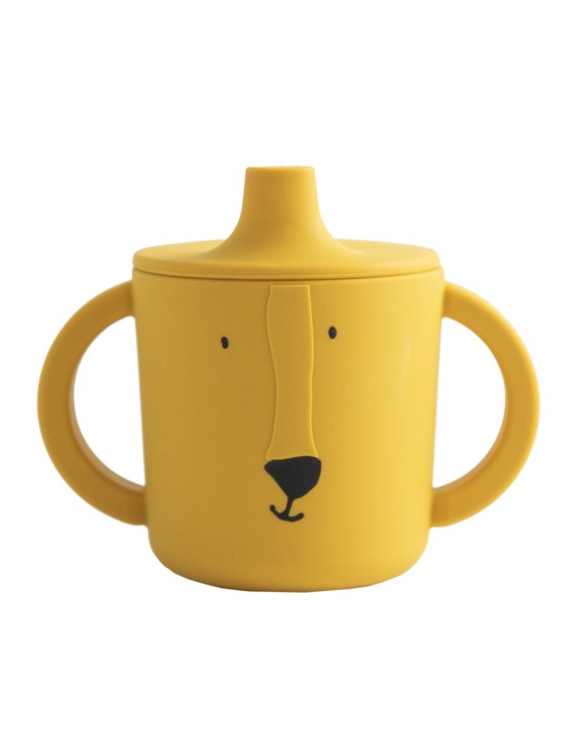 Trixie Silicone Sippy Cup Mr Lion. Χρώμα Κίτρινο 207ml