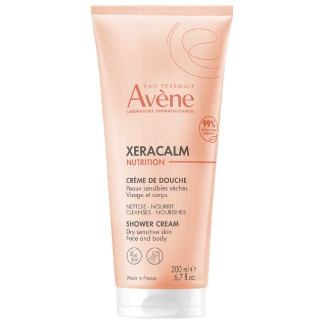 Avene XeraCalm Nutrition Shower Cream Κρεμοντούς, Καθαρισμός Προσώπου & Σώματος 200ml