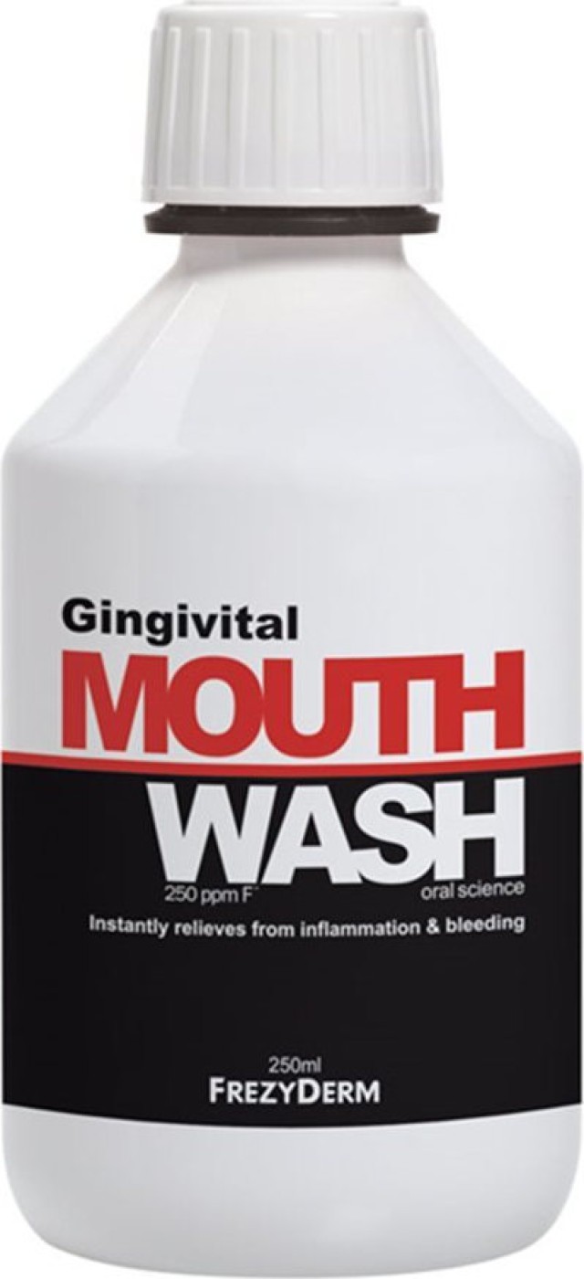 Frezyderm Gingivital Mouthwash, Στοματικό Διάλυμα για την υγεία των ούλων 250ml
