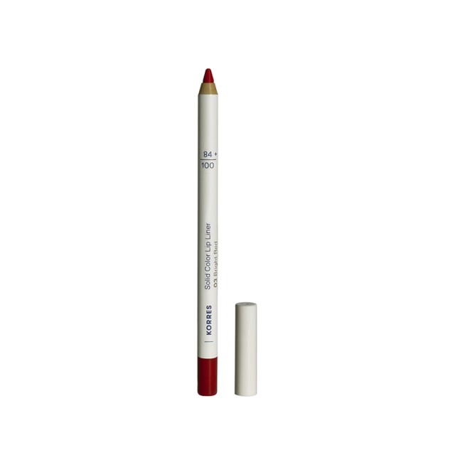 Korres Solid Color Lip Liner  03 Bright Red Μολύβι Χειλιών 1.2g